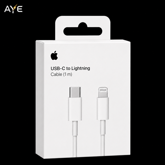 AYE Originals Best-Selling Combo Pack – 20W Fast Charger + Lightning Cable
